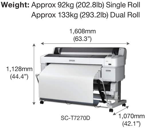 Epson SC-T7270 Large Format Printer - Image 2